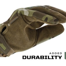 Mechanix Wear: The Original MultiCam Tactical Work Gloves with Secure Fit, Flexible Grip for Multi-purpose Use, Durable Touchscreen Safety Gloves for Men (Medium, MultiCam)