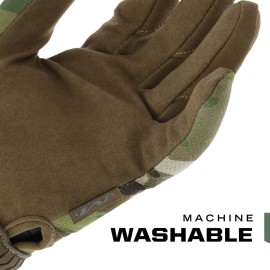 Mechanix Wear: The Original MultiCam Tactical Work Gloves with Secure Fit, Flexible Grip for Multi-purpose Use, Durable Touchscreen Safety Gloves for Men (Medium, MultiCam)