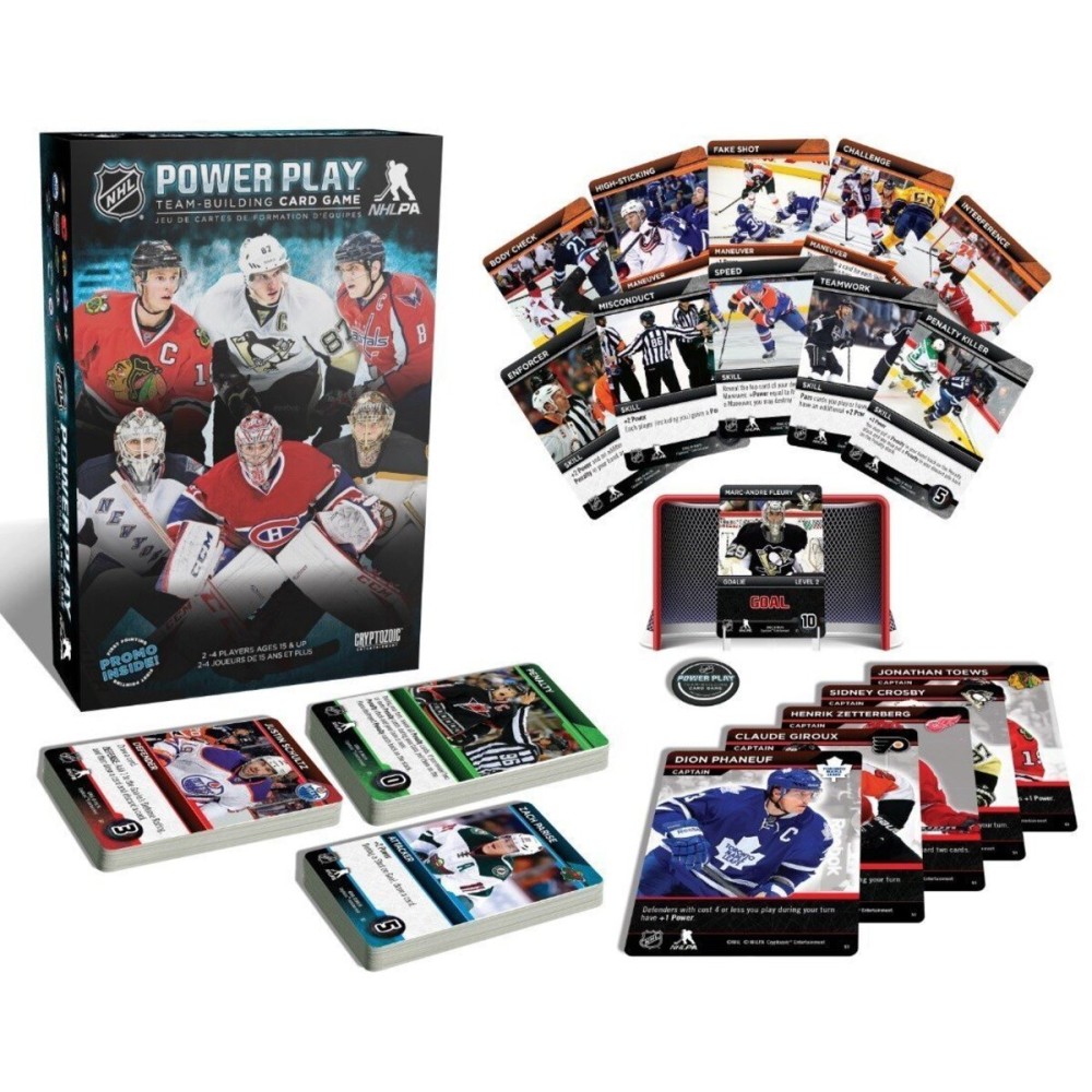Cryptozoic Entertainment NHL Power Play Team Building Card Game