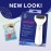 Amop Pedi Perfect Electric Callus Remover Foot File w/ Diamond Crystals, Pedicure Tool for Feet, Removes Hard & Dead Skin, Feet Scrubber & Buffer, Splashproof, w/ Extra Coarse Roller Head, 1 Count