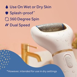 Amop Pedi Perfect Electric Callus Remover Foot File w/ Diamond Crystals, Pedicure Tool for Feet, Removes Hard & Dead Skin, Feet Scrubber & Buffer, Splashproof, w/ Extra Coarse Roller Head, 1 Count Amop Pedi Perfect Electric Callus Remover Foot File w/ Diamond Crystals, Pedicure Tool for Feet, Removes Hard & Dead Skin, Feet Scrubber & Buffer, Splashproof, w/ Extra Coarse Roller Head, 1 Count