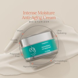 eb5 Intense Moisture Anti Aging Moisturizer Face and Neck Cream- Tone & Tighten Skin with Retinol, Fade Fine Lines and Wrinkles with Vitamin E, A and B5-4oz eb5 Intense Moisture Anti Aging Moisturizer Face and Neck Cream- Tone & Tighten Skin with Retinol, Fade Fine Lines and Wrinkles with Vitamin E, A and B5-4oz