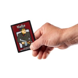 Apostrophe Games Mafia The Party Game - Game of Lying, Bluffing, Deceit -38 Role Cards, Card Game for Adults and Teens - Interactive Board Game for Friends, Family