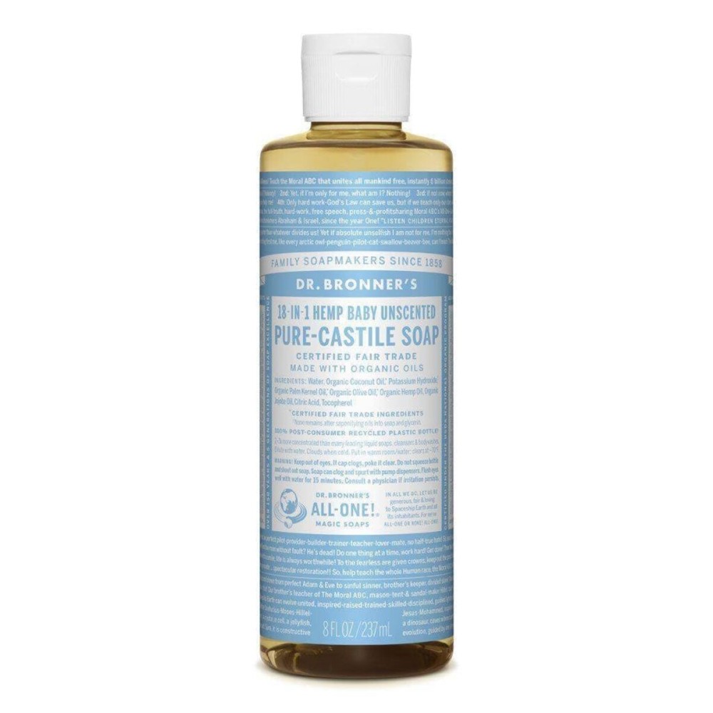 Dr. Bronner\'s, Baby Soap Liquid Castile, 8 Fl Oz Dr. Bronner\'s, Baby Soap Liquid Castile, 8 Fl Oz