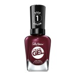 Sally Hansen Miracle Gel, Wine Stock, Long Lasting, Gel-Like Formula, No UV Lamp Needed, Opaque, Shiny Red Nail Polish