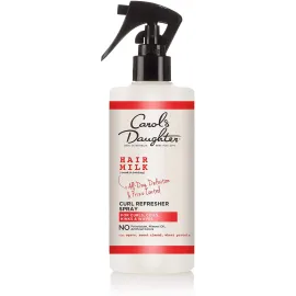 Carol\'s Daughter Hair Milk Curl Refresher Spray for Coils and Waves, with Agave, Sweet Almond and Wheat Protein, 10 fl oz