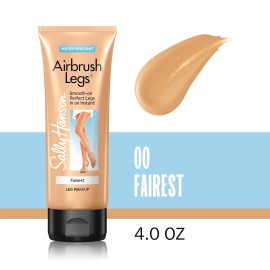 Sally Hansen Airbrush Legs, Leg Makeup, Fairest, Easy Application, Flawless Looking Legs, Water Resistant, Transfer Proof Lotion Sally Hansen Airbrush Legs, Leg Makeup, Fairest, Easy Application, Flawless Looking Legs, Water Resistant, Transfer Proof Lotion