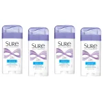 Sure Anti-Perspirant & Deodorant Original Solid, Regular Scent 2.70 oz (Pack of 4)