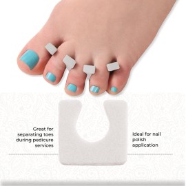 ForPro Sole Toe Separators, White, Individual Toe Separators for Pedicures, 144-Count ForPro Sole Toe Separators, White, Individual Toe Separators for Pedicures, 144-Count