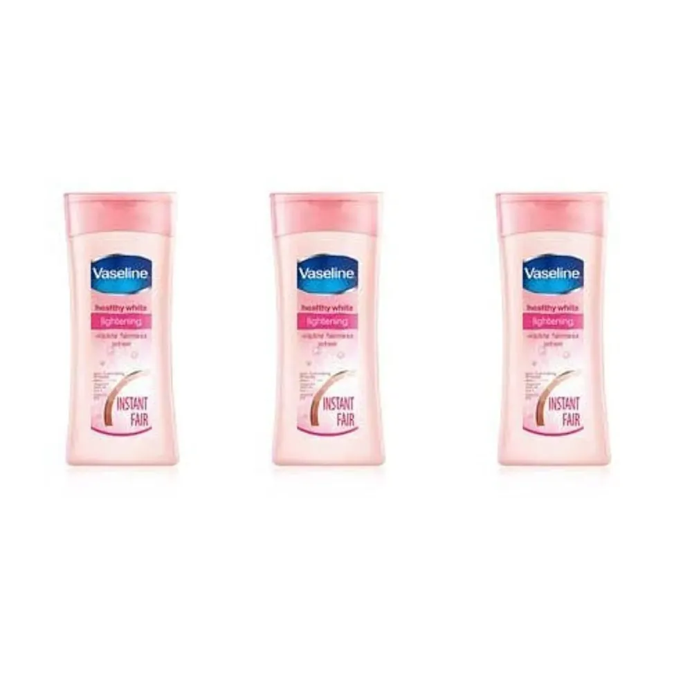 3 Pk, Vaseline Healthy White Skin Lightening Lotion, 100ml Each 3 Pk, Vaseline Healthy White Skin Lightening Lotion, 100ml Each