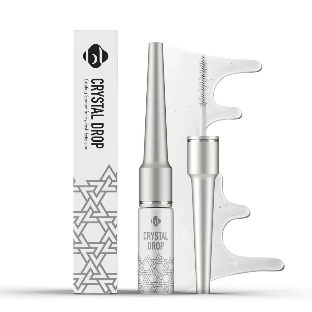 BL Lashes Crystal Drop Lash Sealant for Eyelash Extensions | Overnighter Lash Sealer & Waterproof Coating for Retention & Aftercare (0.24 fl.oz, Clear) BL Lashes Crystal Drop Lash Sealant for Eyelash Extensions | Overnighter Lash Sealer & Waterproof Coating for Retention & Aftercare (0.24 fl.oz, Clear)