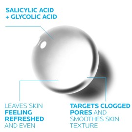 La Roche-Posay Effaclar Clarifying Solution Acne Toner with Salicylic Acid and Glycolic Acid, Pore Refining Oily Skin Toner, Gentle Exfoliant to Unclog Pores and Remove Dead Skin Cells La Roche-Posay Effaclar Clarifying Solution Acne Toner with Salicylic Acid and Glycolic Acid, Pore Refining Oily Skin Toner, Gentle Exfoliant to Unclog Pores and Remove Dead Skin Cells