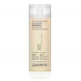 GIOVANNI Tea Tree Triple Treat Invigorating Shampoo - Cooling Peppermint, Eucalyptus & Rosemary, Helps Strengthen & Rejuvenate Hair & Scalp, Salon Quality, Paraben Free, Tea Tree Shampoo - 8.5 oz