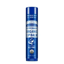 Dr. Bronner\'s Organic Lip Balm - Peppermint - 0.15 oz