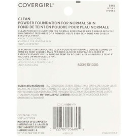 CoverGirl Simply Powder Foundation, Ivory (505), 0.41 oz CoverGirl Simply Powder Foundation, Ivory (505), 0.41 oz
