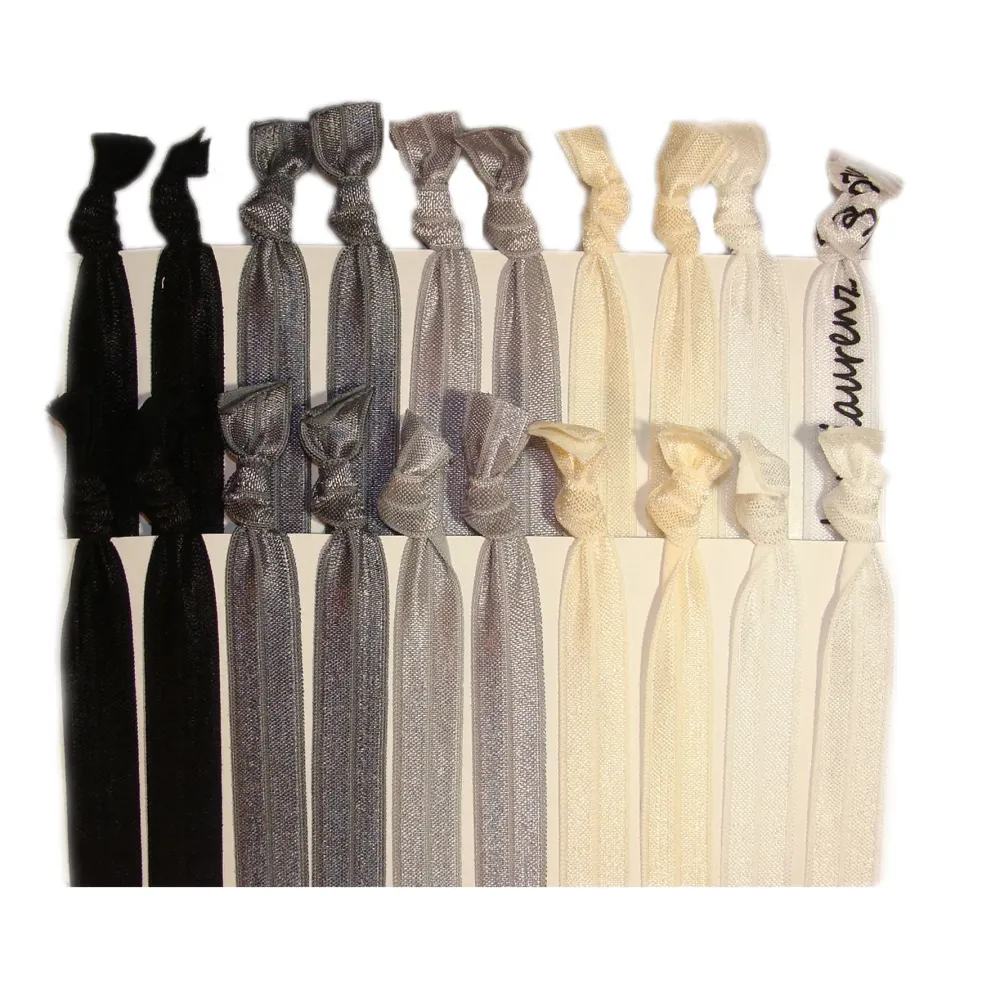 Kenz Laurenz Hair Ties Ponytail Holders - 20 Pack - Black Ombre No Crease Ouchless Elastic Styling Accessories Pony Tail Holder Ribbon Bands Kenz Laurenz Hair Ties Ponytail Holders - 20 Pack - Black Ombre No Crease Ouchless Elastic Styling Accessories Pony Tail Holder Ribbon Bands
