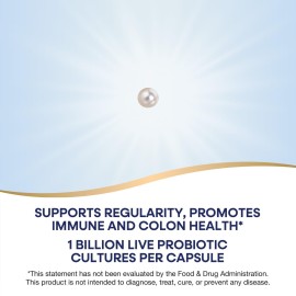 Nature\'s Way Adults 50+ Probiotic Pearls, Supports Regularity, Immune and Colon Health*, 1 Billion Cultures, No Refrigeration Required, 30 Softgels Nature\'s Way Adults 50+ Probiotic Pearls, Supports Regularity, Immune and Colon Health*, 1 Billion Cultures, No Refrigeration Required, 30 Softgels