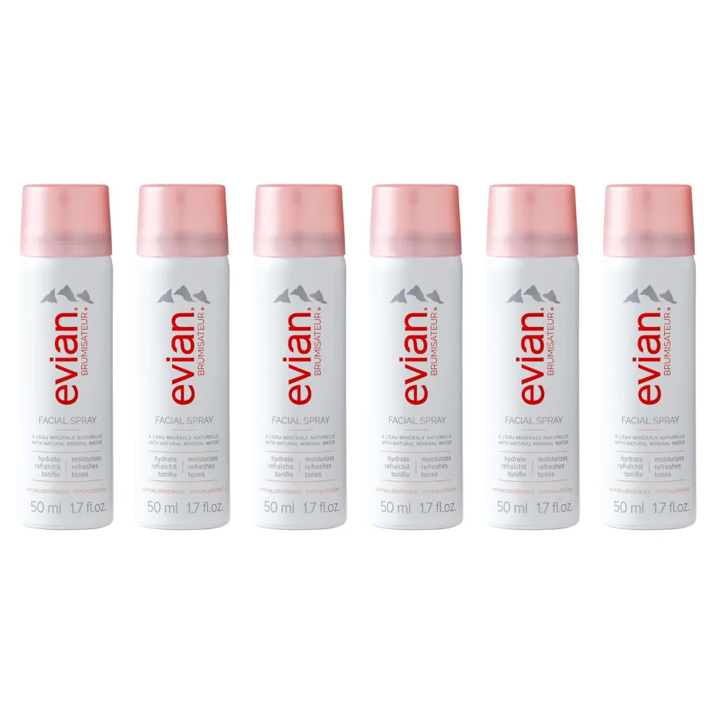 Evian Facial Spray, 1.7 oz. Travel 6-Pack Evian Facial Spray, 1.7 oz. Travel 6-Pack