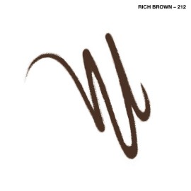 Rimmel London Exaggerate Waterproof Eye Definer Eyeliner, Highly Pigmented, Long-Wearing, Built-In Smudger, 212, Rich Brown, 0.01oz Rimmel London Exaggerate Waterproof Eye Definer Eyeliner, Highly Pigmented, Long-Wearing, Built-In Smudger, 212, Rich Brown, 0.01oz