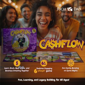 Rich Dad CASHFLOW Board Game, Educational Business & Finance Literacy Game, Ages 14 & Up - Financial Learning Games for Kids, Teens, Adults and Family Rich Dad CASHFLOW Board Game, Educational Business & Finance Literacy Game, Ages 14 & Up - Financial Learning Games for Kids, Teens, Adults and Family