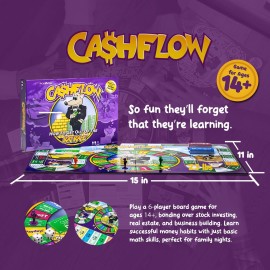 Rich Dad CASHFLOW Board Game, Educational Business & Finance Literacy Game, Ages 14 & Up - Financial Learning Games for Kids, Teens, Adults and Family Rich Dad CASHFLOW Board Game, Educational Business & Finance Literacy Game, Ages 14 & Up - Financial Learning Games for Kids, Teens, Adults and Family