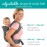Infantino Flip Advanced 4-in-1 Baby Carrier - Ergonomic, Convertible, Face-in and Face-Out Front and Back Baby Carrier for Newborn to Toddler 8-32 lbs, Gray