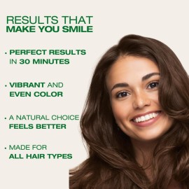 Naturigin Permanent Hair Dye, 4.0 Brown, Ammonia and Paraben Free, up to 100% Gray Hair Coverage, Long Lasting, Vegan, Cruelty Free