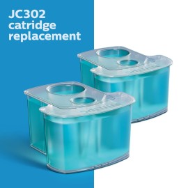 Philips Norelco Cleaning Cartridges for SmartClean System, 2 Count, JC302/52 Philips Norelco Cleaning Cartridges for SmartClean System, 2 Count, JC302/52