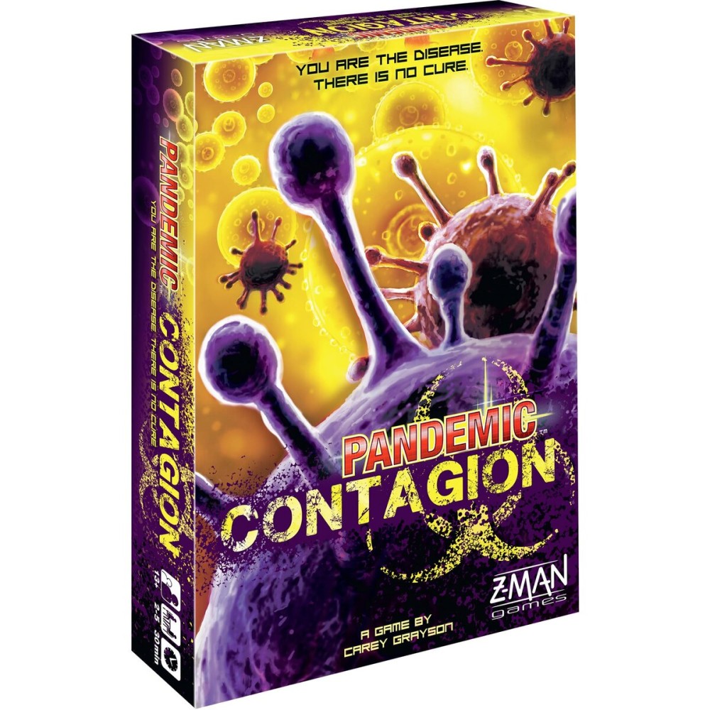 Pandemic Contagion Board Game - Become the Disease in This Standalone Strategy Game! Cooperative Game for Kids & Adults, Ages 13+, 2-5 Players, 30 Minute Playtime, Made by Z-Man Games