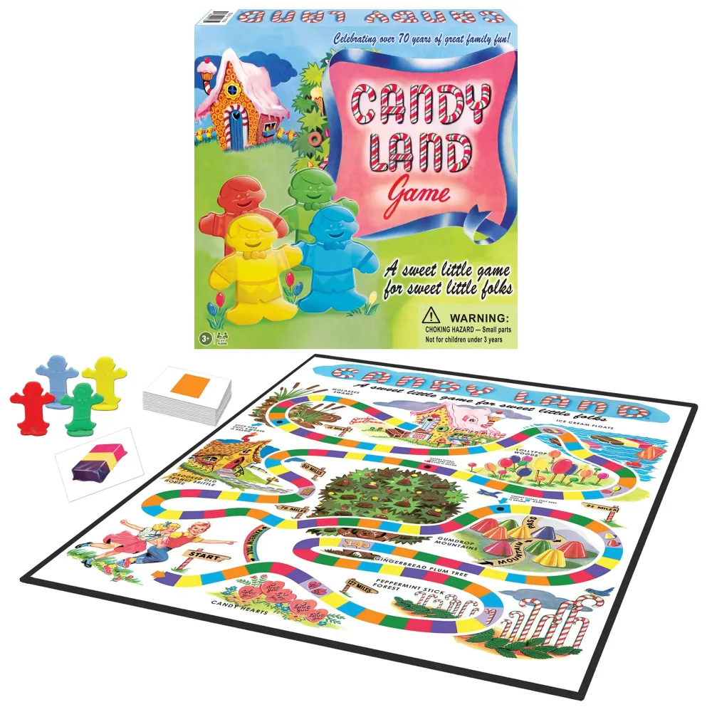 Candy Land With Retro Artwork by Winning Moves Games USA, Classic Edition Celebrating Over 70 Years, A Sweet Little Game for Sweet Little Folks, Rite Of Passage Game for 2-4 Players, Ages 3+ (1189) Candy Land With Retro Artwork by Winning Moves Games USA, Classic Edition Celebrating Over 70 Years, A Sweet Little Game for Sweet Little Folks, Rite Of Passage Game for 2-4 Players, Ages 3+ (1189)