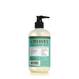 MRS. MEYER\'S CLEAN DAY Hand Soap, Made with Essential Oils, Biodegradable Formula, Basil, 12.5 fl. oz - Pack of 3 MRS. MEYER\'S CLEAN DAY Hand Soap, Made with Essential Oils, Biodegradable Formula, Basil, 12.5 fl. oz - Pack of 3