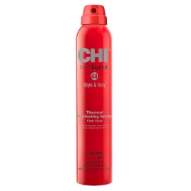 CHI 44 Iron Guard Style & Stay Firm Hold Protecting Spray, Heat Protectant & Hairspray for a Long-Lasting Hold, Sulfate & Paraben-Free, 10 Oz
