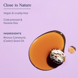 HERITAGE STORE Black Castor Oil Nourishing Hair Treatment - Deep Hydration for Hair Care, Skin Care, Lashes and Brows - Great for Locs and Natural Hair, Traditionally Roasted, Vegan, Hexane Free, 8oz