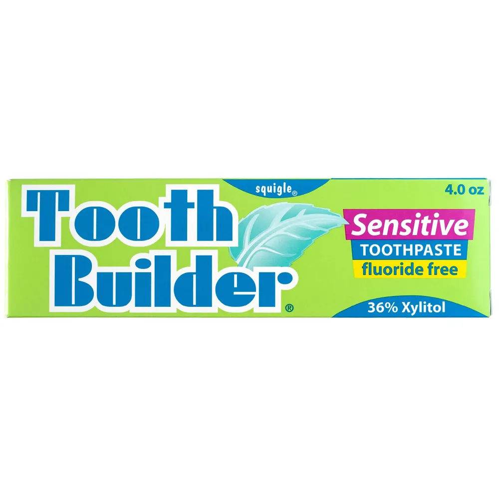 Squigle Tooth Builder SLS Free Toothpaste (Stops Tooth Sensitivity) Prevents Canker Sores, Cavities, Perioral Dermatitis, Bad Breath, Chapped Lips, 4 oz - 1 Pack Squigle Tooth Builder SLS Free Toothpaste (Stops Tooth Sensitivity) Prevents Canker Sores, Cavities, Perioral Dermatitis, Bad Breath, Chapped Lips, 4 oz - 1 Pack