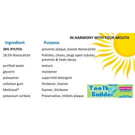 Squigle Tooth Builder SLS Free Toothpaste (Stops Tooth Sensitivity) Prevents Canker Sores, Cavities, Perioral Dermatitis, Bad Breath, Chapped Lips, 4 oz - 1 Pack Squigle Tooth Builder SLS Free Toothpaste (Stops Tooth Sensitivity) Prevents Canker Sores, Cavities, Perioral Dermatitis, Bad Breath, Chapped Lips, 4 oz - 1 Pack