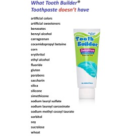 Squigle Tooth Builder SLS Free Toothpaste (Stops Tooth Sensitivity) Prevents Canker Sores, Cavities, Perioral Dermatitis, Bad Breath, Chapped Lips, 4 oz - 1 Pack Squigle Tooth Builder SLS Free Toothpaste (Stops Tooth Sensitivity) Prevents Canker Sores, Cavities, Perioral Dermatitis, Bad Breath, Chapped Lips, 4 oz - 1 Pack
