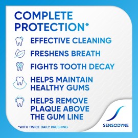 Sensodyne Complete Protection Sensitive Toothpaste For Gingivitis, Sensitive Teeth Treatment, Extra Fresh - 3.4 Ounces Sensodyne Complete Protection Sensitive Toothpaste For Gingivitis, Sensitive Teeth Treatment, Extra Fresh - 3.4 Ounces