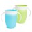 Munchkin Sippy Cup for 6 Month Old and Up, Spill Proof Miracle 360 Toddler Cups with Transition Handles, 7 Ounce, 2 Pack, Blue/Green