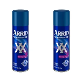Arrid Deodorant 6 Ounce Aerosol XX Morning Clean (177ml) (2 Pack)