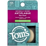 Tom\'s of Maine Natural Waxed Antiplaque Flat Floss, Spearmint, 32-Yards, Pack of 2