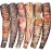 YARIEW Tattoo Sleeves for Men, 6Pcs Arm Sleeves Fake Tattoos Sleeves to Cover Arms Sun Protection Sleeves Tattoo Sleeve Covers Temporary Tattoo Sleeves for Men and Women (Set 1)