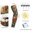 YARIEW Tattoo Sleeves for Men, 6Pcs Arm Sleeves Fake Tattoos Sleeves to Cover Arms Sun Protection Sleeves Tattoo Sleeve Covers Temporary Tattoo Sleeves for Men and Women (Set 1)