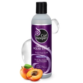 Original Curl Keeper Anti-Frizz Curl Defining Hair Styler (8 Oz) - Lightweight Curl Definer Liquid Gel for All Weather Conditions - Wavy & Curly Hair Products for Women (Cream Alternative)