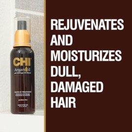 CHI Argan Oil Leave In Treatment, Argan Plus Moringa Oil, Lightweight Formula To Moisturize Dull & Damaged Hair, Sulfate & Paraben-Free, 3 Oz CHI Argan Oil Leave In Treatment, Argan Plus Moringa Oil, Lightweight Formula To Moisturize Dull & Damaged Hair, Sulfate & Paraben-Free, 3 Oz