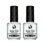 Seche Vite Dry Fast Top Coat for Nail Polish and Manicure, 0.5 oz, 2-pack