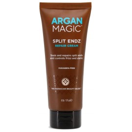 Argan Magic Split Endz Cream - Instantly Binds Frayed and Separated Ends While Preventing Future Breakage | Controls Frizz | Made in USA, Paraben Free, Cruelty Free (6 oz)