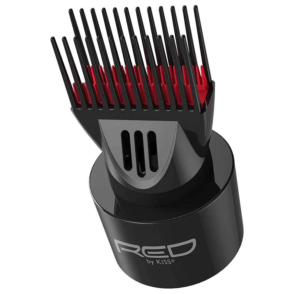 Red by Kiss Universal Detangling Blow Dryer Hair Styling Pik - Double Layer Pik Attachment for Smooth, Frizz-Free Hair - Compatible with All Hair Dryers, Wigs, Weaves & Natural Hair Red by Kiss Universal Detangling Blow Dryer Hair Styling Pik - Double Layer Pik Attachment for Smooth, Frizz-Free Hair - Compatible with All Hair Dryers, Wigs, Weaves & Natural Hair