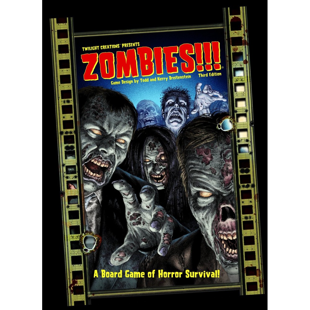 Twilight Creations, Zombies Third Edition - Zombie Survival Board Game - for 2-6 Players, Ages 15+ Twilight Creations, Zombies Third Edition - Zombie Survival Board Game - for 2-6 Players, Ages 15+