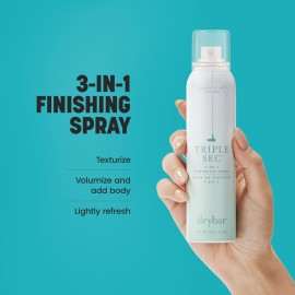 Drybar Triple Sec 3-in-1 Finishing Spray Blanc Scent - Full Size | Adds Texture, Amplifies and Refreshes Hair for Fuller Styles & Absorbs Light Oils, All Hair Types Drybar Triple Sec 3-in-1 Finishing Spray Blanc Scent - Full Size | Adds Texture, Amplifies and Refreshes Hair for Fuller Styles & Absorbs Light Oils, All Hair Types