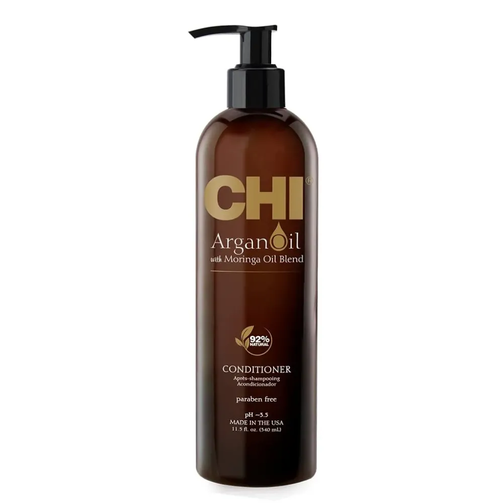 CHI Argan Oil Conditioner, Replenishes Hair Moisture, Enhances Strength & Helps Protect Against Damage, Sulfate, Paraben, & Cruelty-Free, 11.5 Oz CHI Argan Oil Conditioner, Replenishes Hair Moisture, Enhances Strength & Helps Protect Against Damage, Sulfate, Paraben, & Cruelty-Free, 11.5 Oz